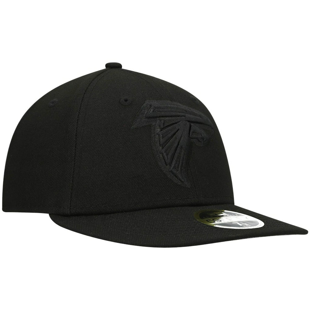 Atlanta Falcons Black on Black Low Profile 59FIFTY II Fitted Hat | NFL New