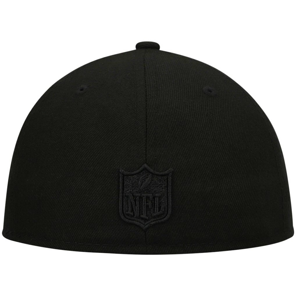 Atlanta Falcons Black on Black Low Profile 59FIFTY II Fitted Hat | NFL New