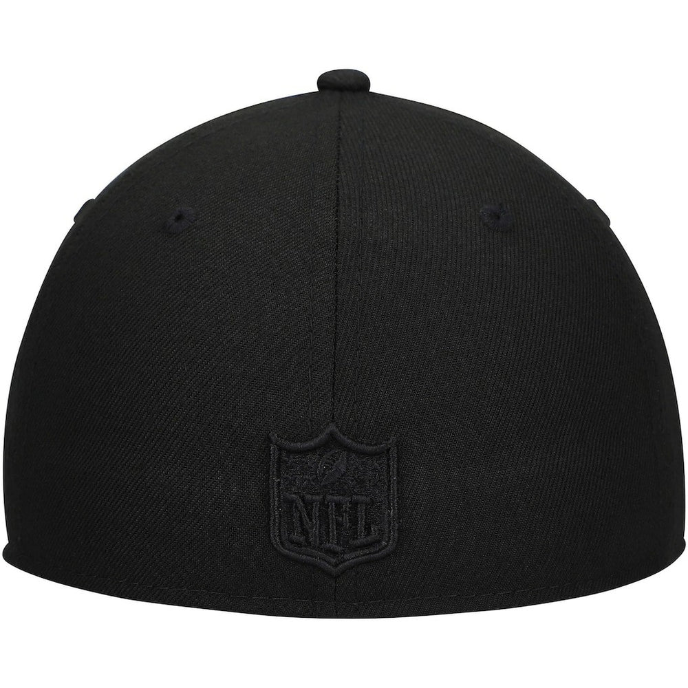 Detroit Lions Black on Black Low Profile 59FIFTY II Fitted Hat | NFL Discount