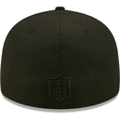 Jacksonville Jaguars Black on Black Low Profile 59FIFTY II Fitted Hat | NFL Discount