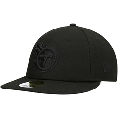 Tennessee Titans Black on Black Low Profile 59FIFTY II Fitted Hat | NFL Hot