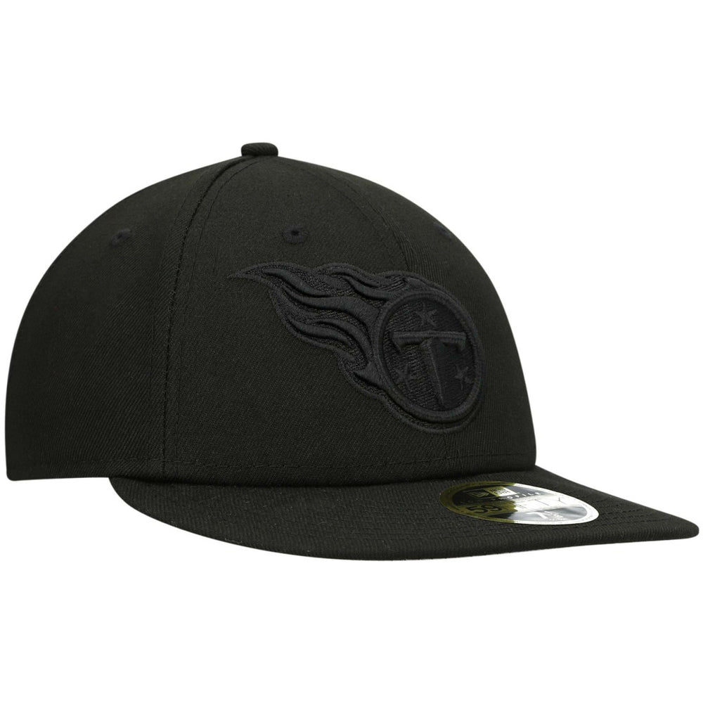 Tennessee Titans Black on Black Low Profile 59FIFTY II Fitted Hat | NFL Hot
