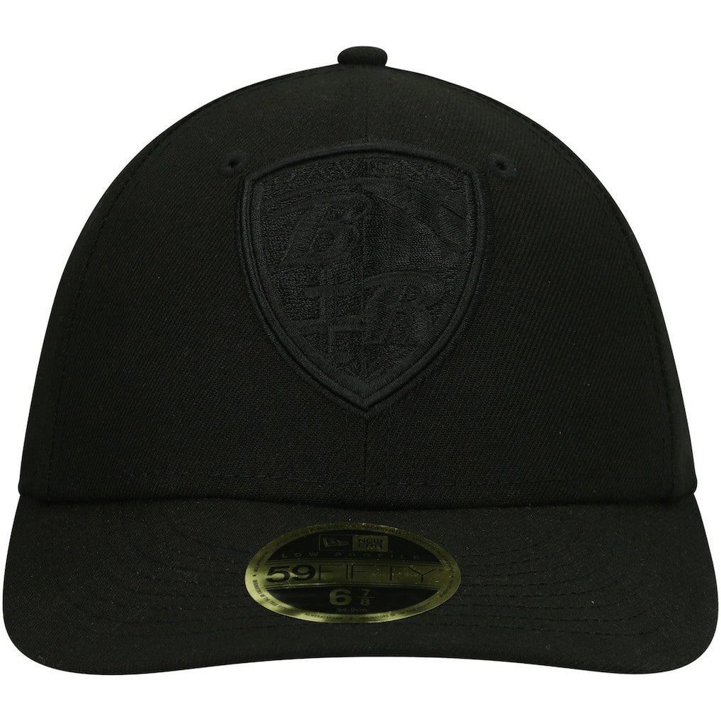 Baltimore Ravens Black on Black Low Profile 59FIFTY II Fitted Hat | NFL US