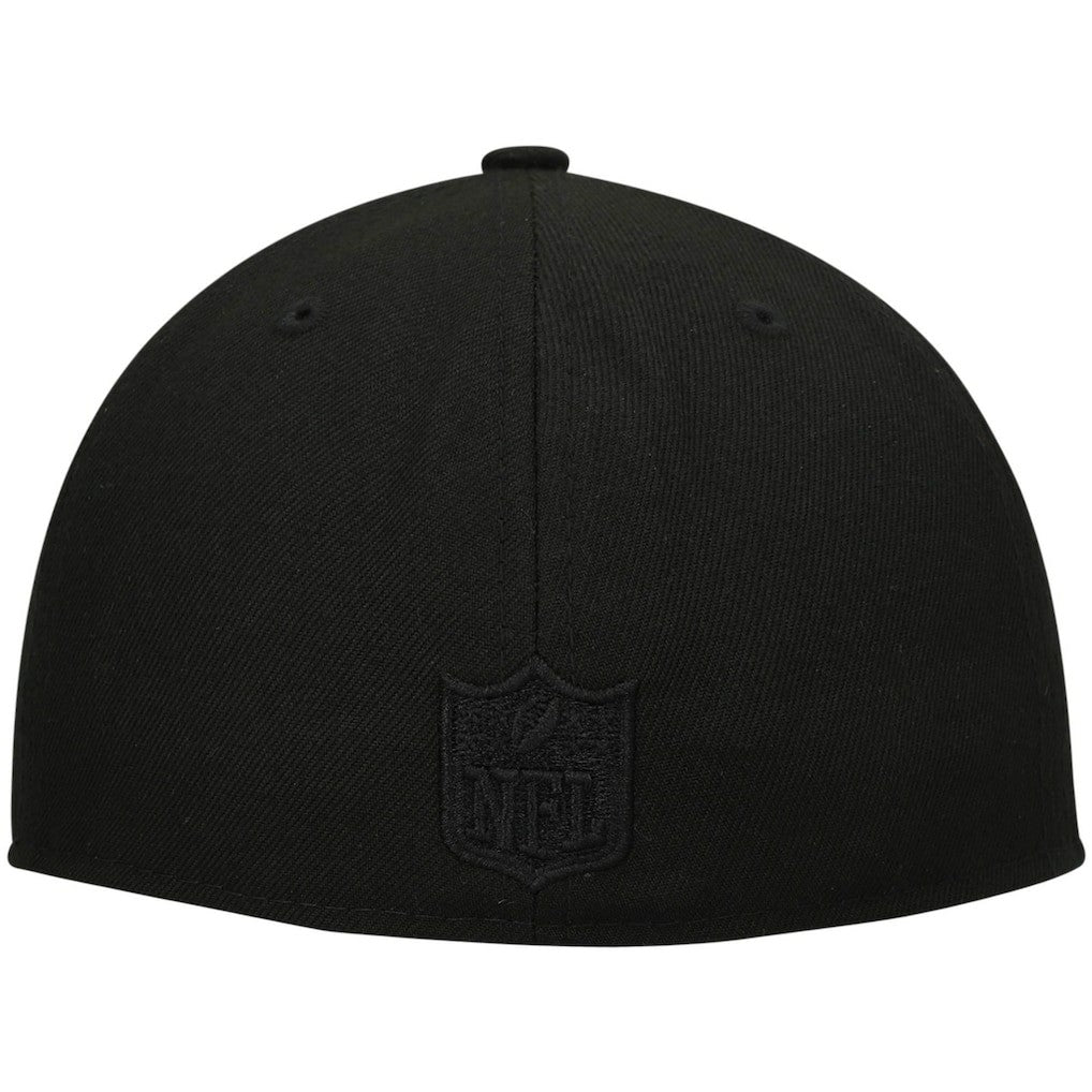 New Orleans Saints Historic Logo Black on Black Low Profile 59FIFTY II Fitted Hat | NFL Outlet