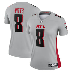 Atlanta Falcons Kyle Pitts Sr.  Women's Inverted Legend Player Performance Top | NFL New
