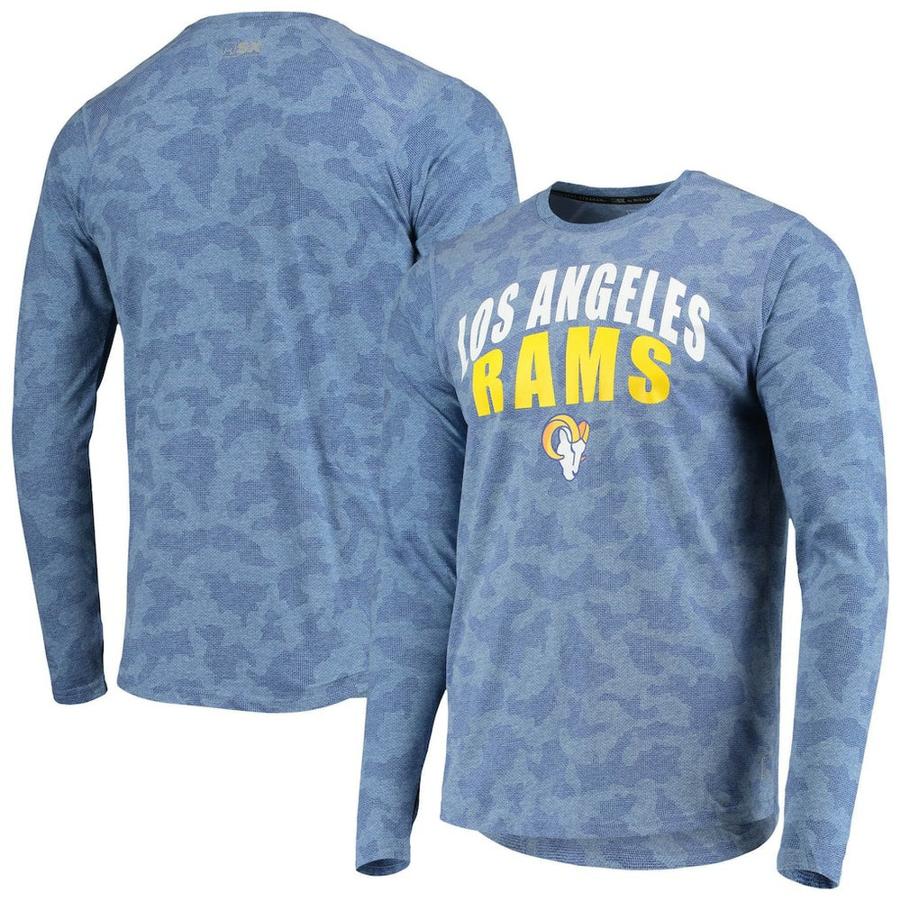 Los Angeles Rams MSX by Michael Strahan Camo Performance Long Sleeve T-Shirt | NFL Outlet