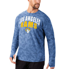 Los Angeles Rams MSX by Michael Strahan Camo Performance Long Sleeve T-Shirt | NFL Outlet