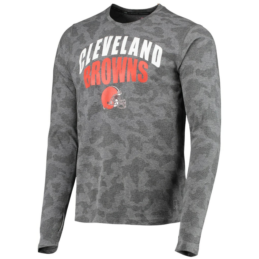 Cleveland Browns MSX by Michael Strahan Camo Performance Long Sleeve T-Shirt | NFL On sale