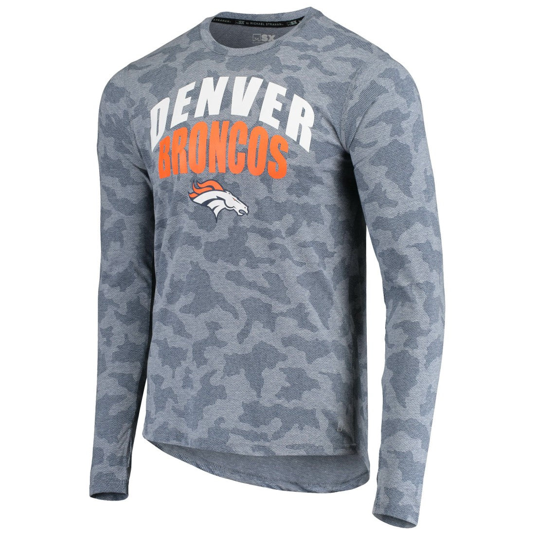 Denver Broncos MSX by Michael Strahan Camo Performance Long Sleeve T-Shirt | NFL On sale
