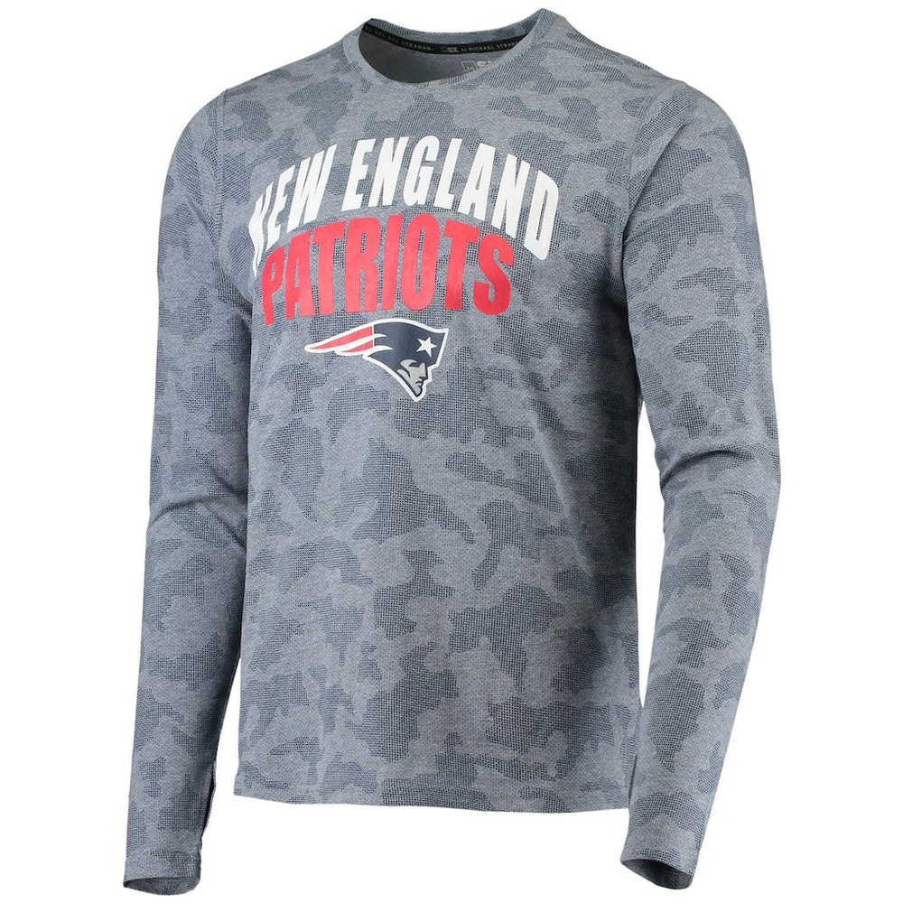 New England Patriots MSX by Michael Strahan Camo Performance Long Sleeve T-Shirt | NFL Hot