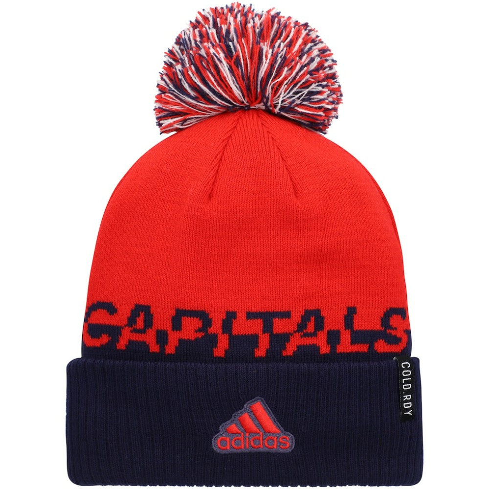 Washington Capitals adidas COLD.RDY Cuffed Knit Hat with Pom -  NHL Hats
