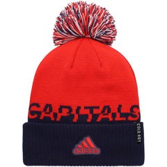 Washington Capitals adidas COLD.RDY Cuffed Knit Hat with Pom -  NHL Hats