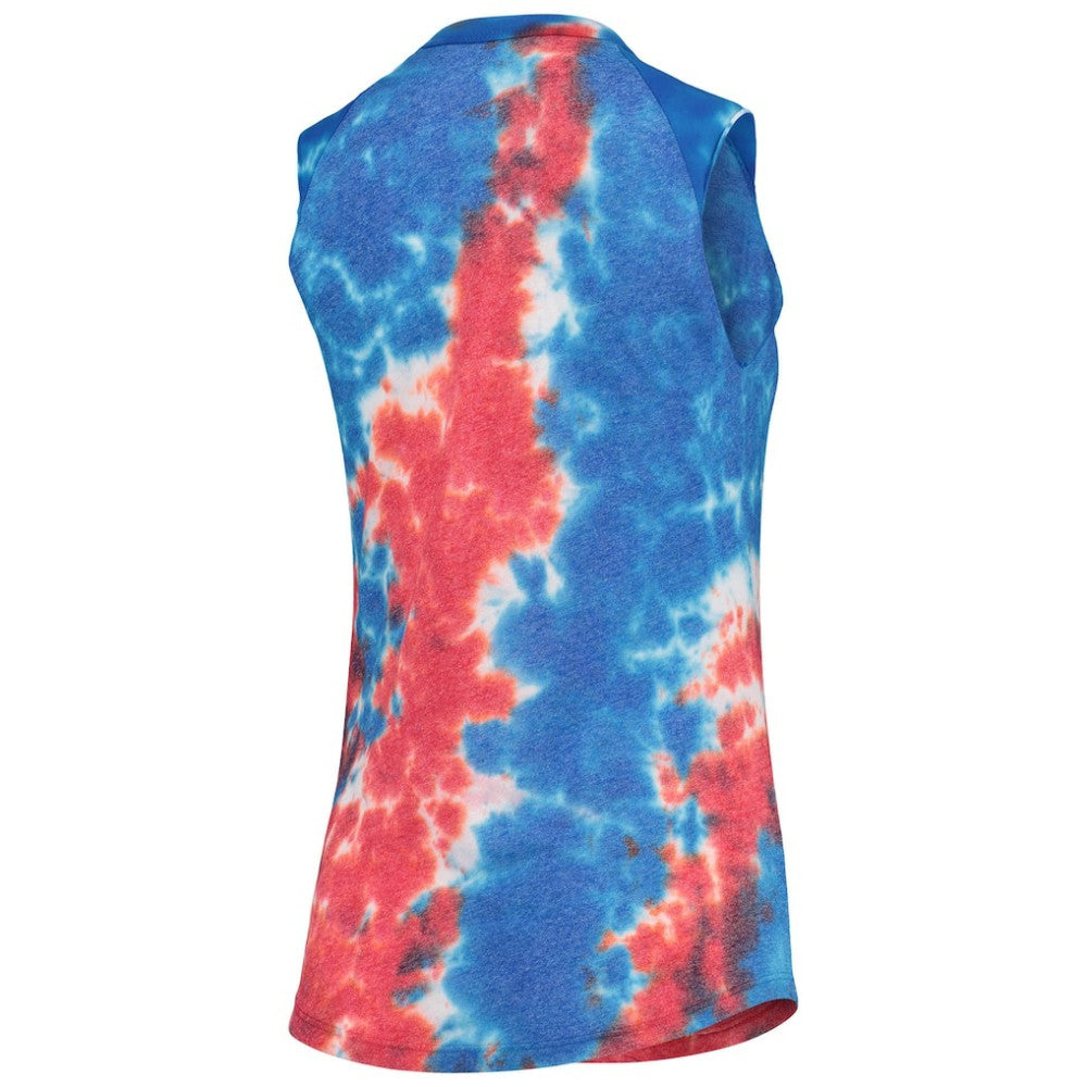 San Francisco Giants Majestic Threads Women's Tie-Dye Tri-Blend Muscle Tank Top - MLB Tanks