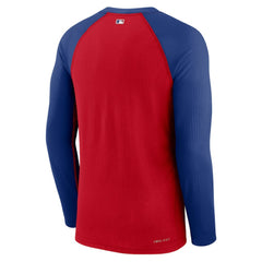 Chicago Cubs Nike Game Authentic Collection Performance Raglan Long Sleeve T-Shirt - MLB T-shirts