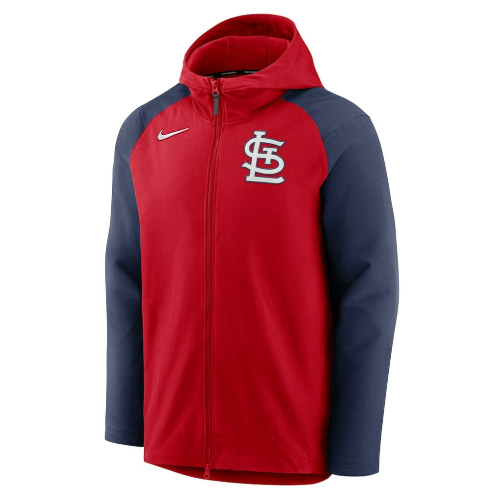 St. Louis Cardinals Nike Authentic Collection Performance Raglan Full-Zip Hoodie - MLB Hoodies