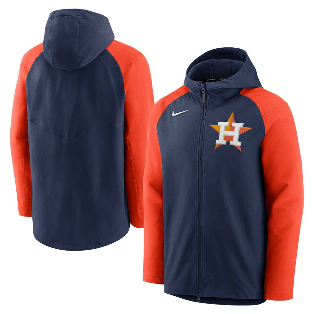 Houston Astros Nike Authentic Collection Performance Raglan Full-Zip Hoodie - MLB Hoodies