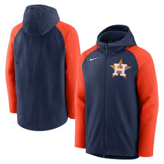 Houston Astros Nike Authentic Collection Performance Raglan Full-Zip Hoodie - MLB Hoodies
