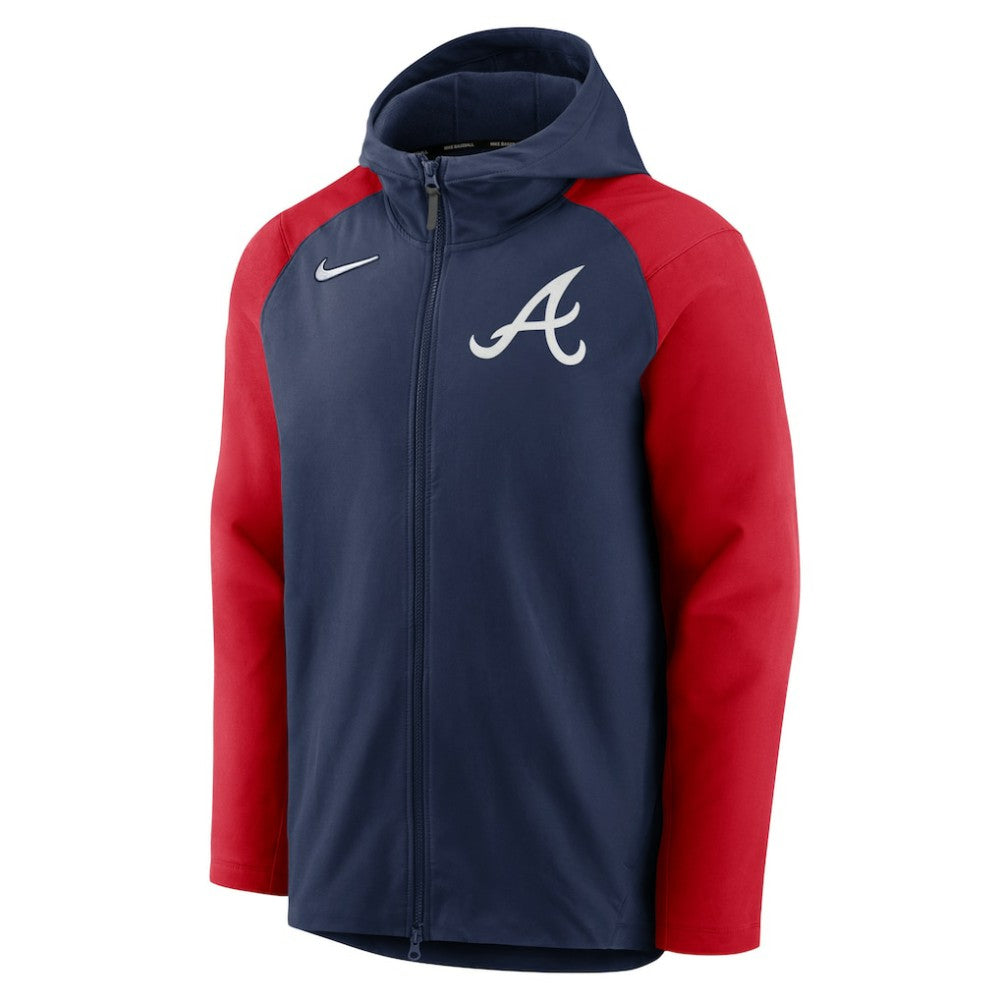 Atlanta Braves Nike Authentic Collection Performance Raglan Full-Zip Hoodie - MLB Hoodies