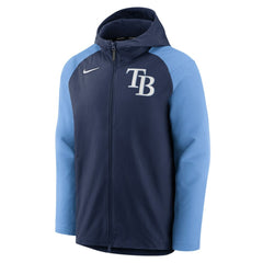 Tampa Bay Rays Nike Authentic Collection Performance Raglan Full-Zip Hoodie - MLB Hoodies