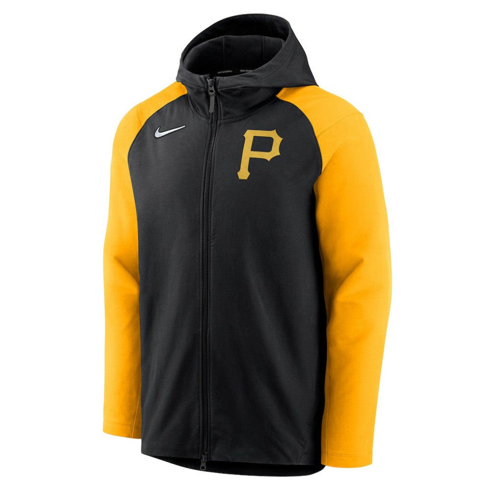 Pittsburgh Pirates Nike Authentic Collection Performance Raglan Full-Zip Hoodie - MLB Hoodies