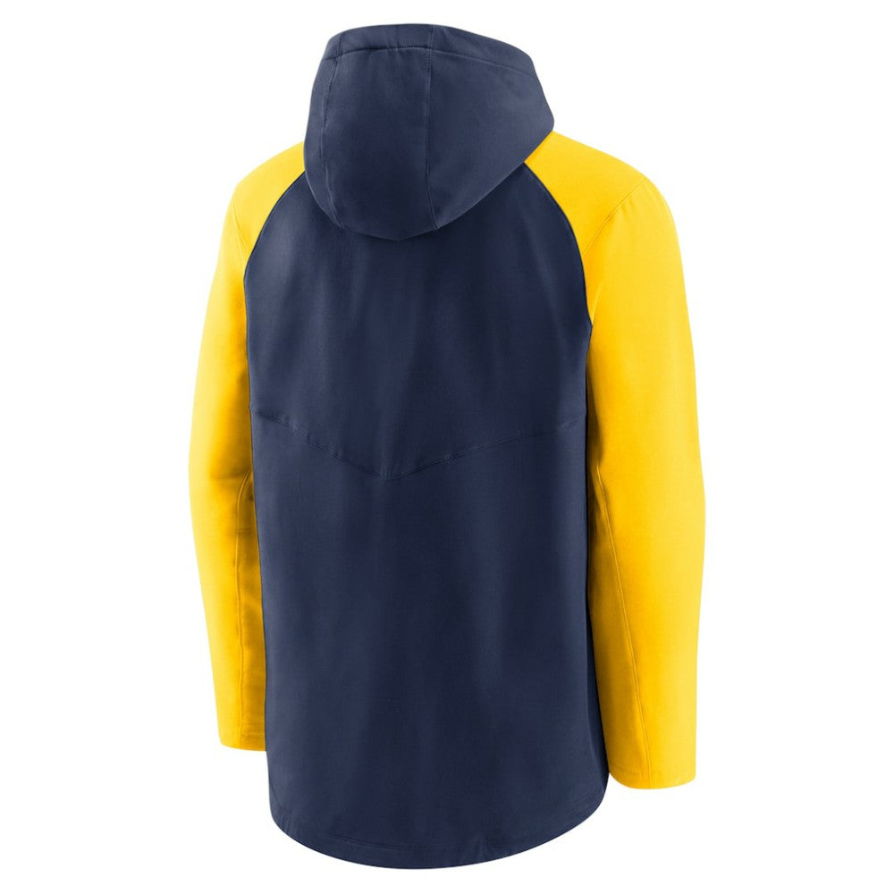 Milwaukee Brewers Nike Authentic Collection Performance Raglan Full-Zip Hoodie - MLB Hoodies