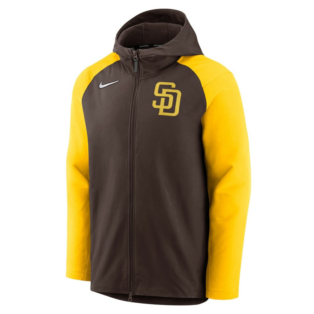San Diego Padres Nike Authentic Collection Performance Raglan Full-Zip Hoodie - MLB Hoodies