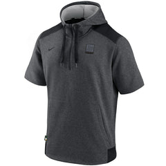 Athletics Nike Authentic Collection Dry Flux Performance Quarter-Zip Short Sleeve Hoodie - MLB Hoodies