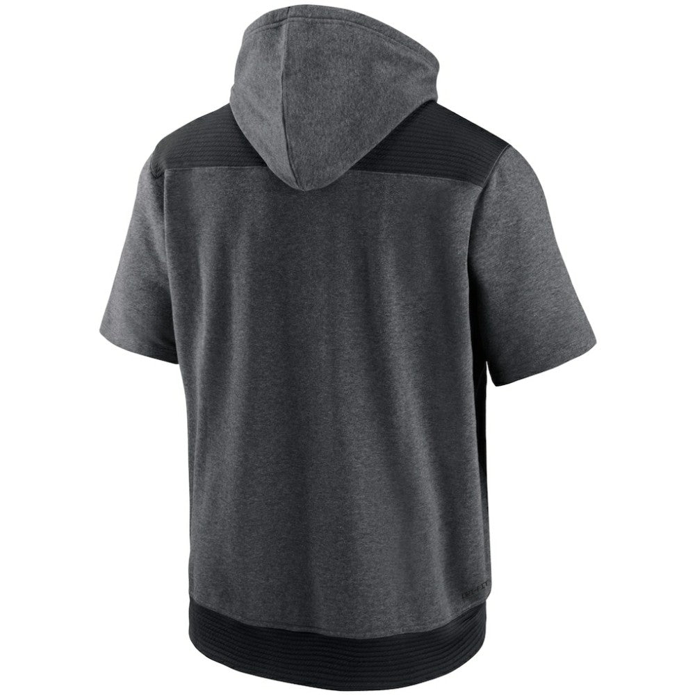 Athletics Nike Authentic Collection Dry Flux Performance Quarter-Zip Short Sleeve Hoodie - MLB Hoodies