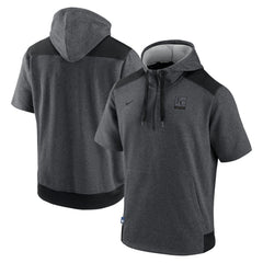 Kansas City Royals Nike Authentic Collection Dry Flux Performance Quarter-Zip Short Sleeve Hoodie - MLB Hoodies
