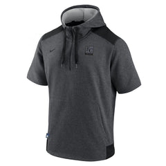 Kansas City Royals Nike Authentic Collection Dry Flux Performance Quarter-Zip Short Sleeve Hoodie - MLB Hoodies