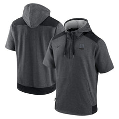 Chicago White Sox Nike Authentic Collection Dry Flux Performance Quarter-Zip Short Sleeve Hoodie - MLB Hoodies