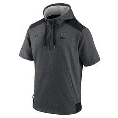 Chicago White Sox Nike Authentic Collection Dry Flux Performance Quarter-Zip Short Sleeve Hoodie - MLB Hoodies