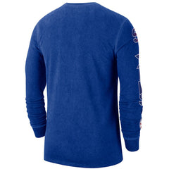 Royal Philadelphia 76ers Courtside Retro Elevated Long Sleeve T-Shirt | NBA