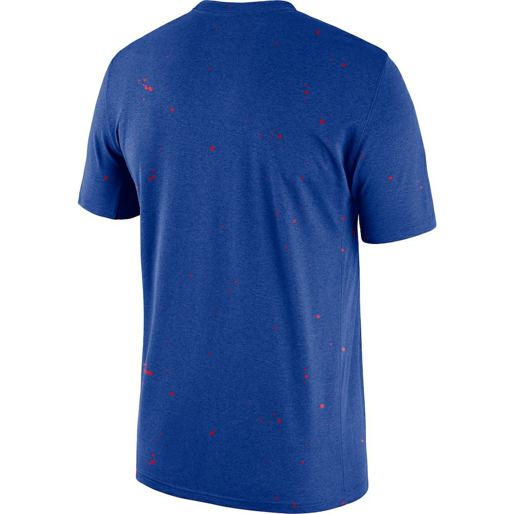 Royal Philadelphia 76ers Courtside Splatter T-Shirt | NBA