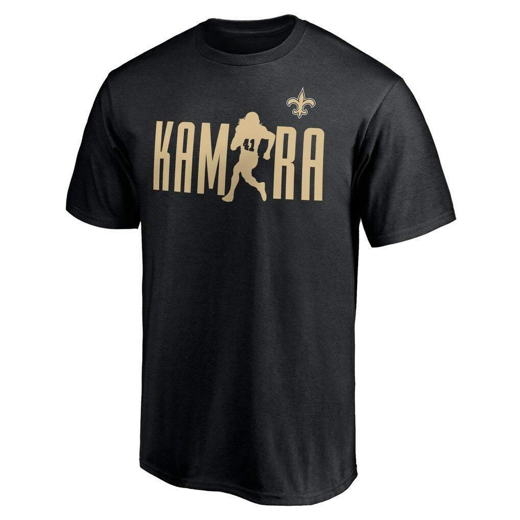 New Orleans Saints Alvin Kamara  Checkdown T-Shirt | NFL Hot