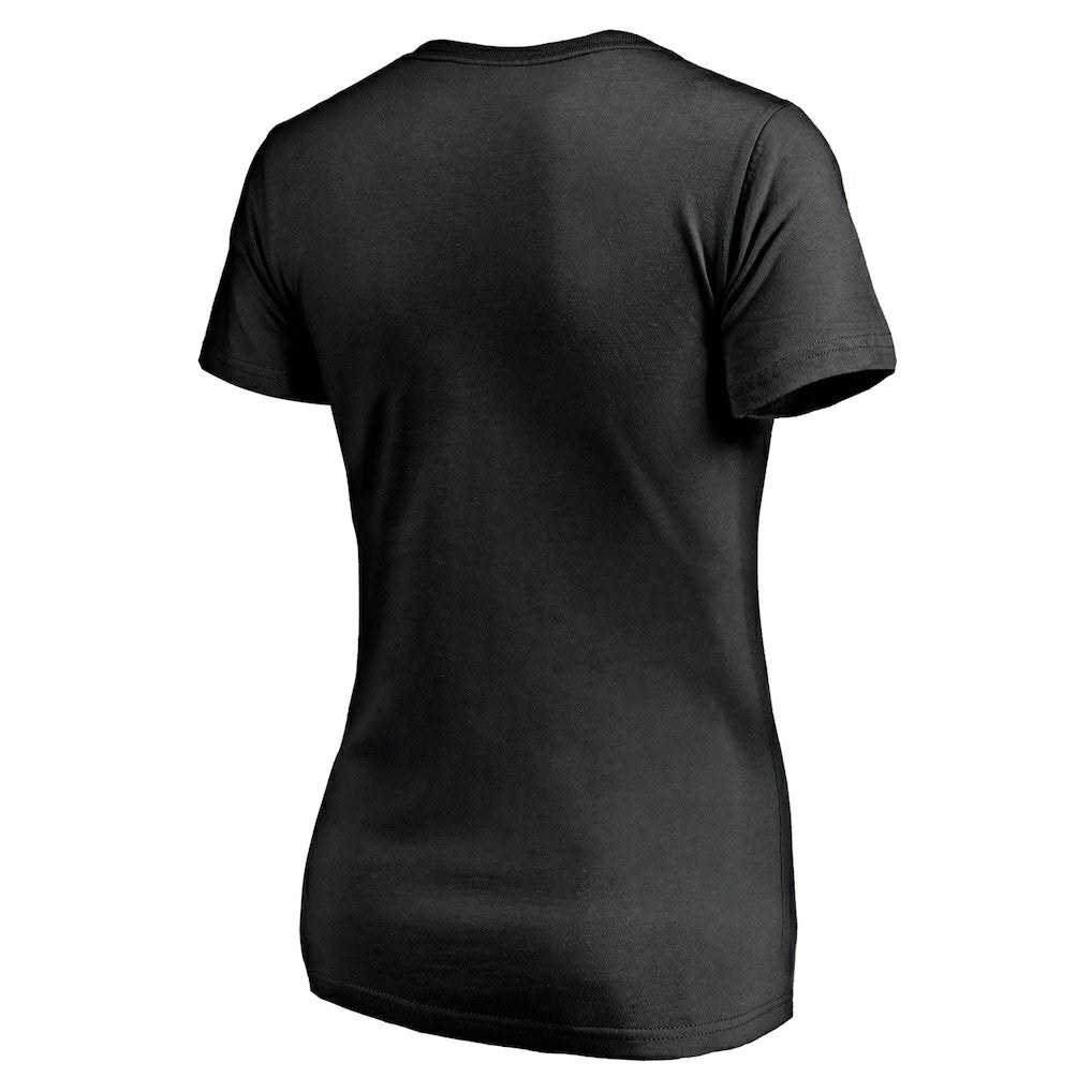 New Orleans Saints Alvin Kamara  Women's Checkdown V-Neck T-Shirt | NFL Discount