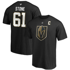 Mark Stone Vegas Golden Knights Fanatics Authentic Stack Player Name & Number Captain Patch T-Shirt -  NHL T-shirts