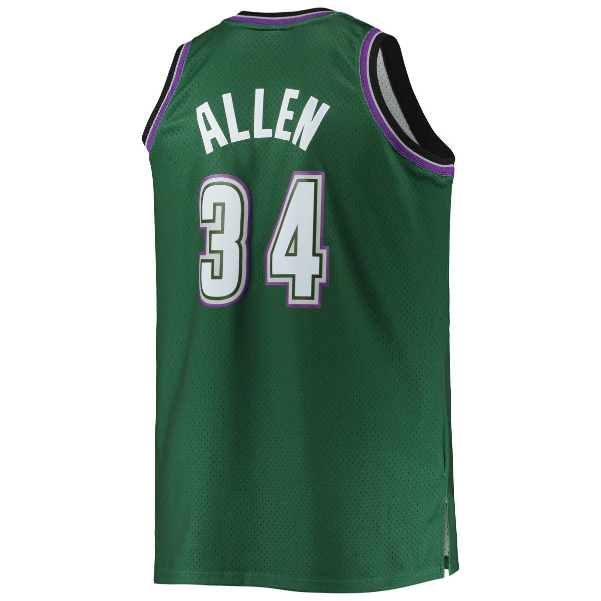 Hunter Green Ray Allen Milwaukee Bucks Big & Tall 1996/97 Hardwood Classics Swingman Jersey | NBA