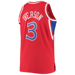 Red Allen Iverson Philadelphia 76ers 1996/97 Big & Tall Hardwood Classics Swingman Jersey | NBA