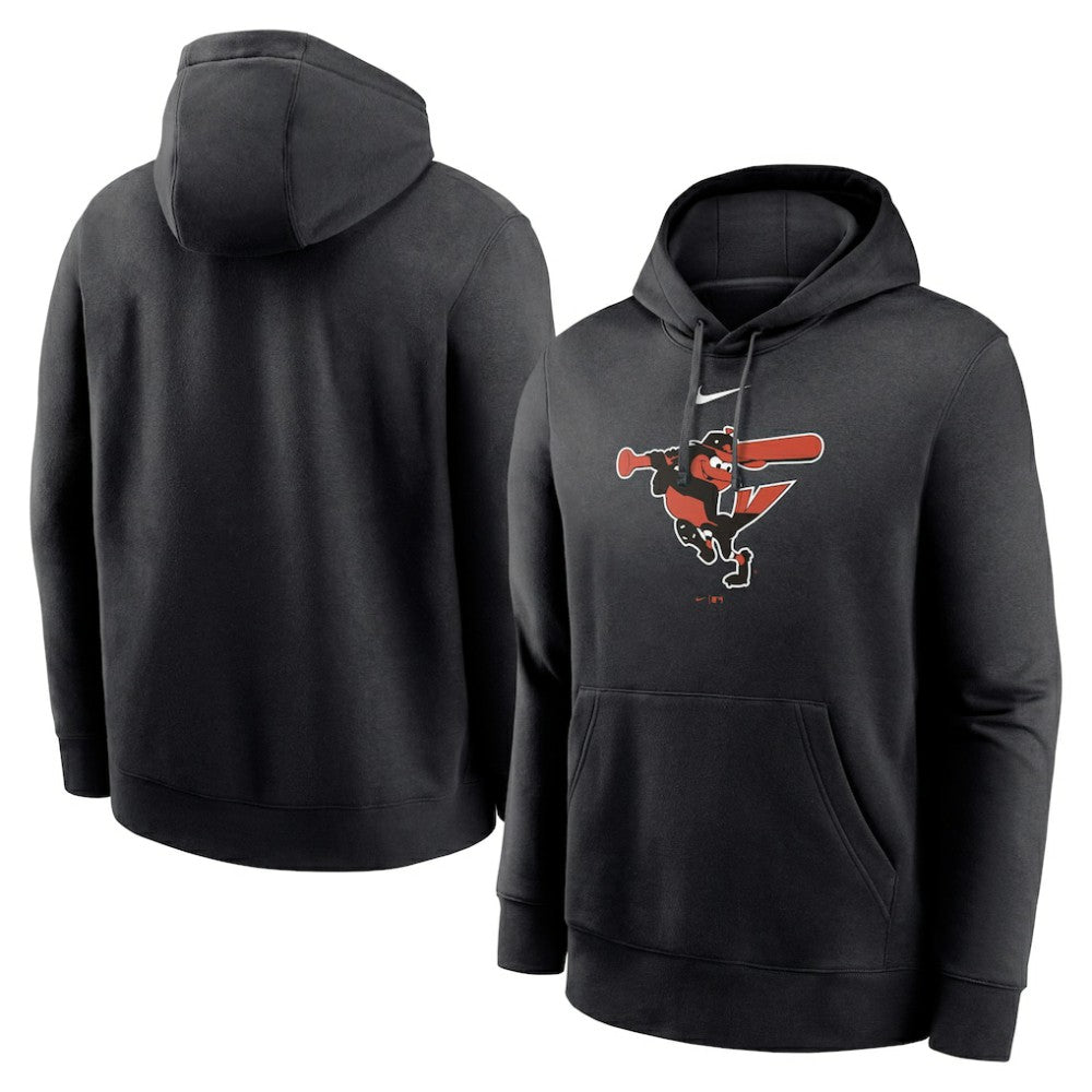 Baltimore Orioles Nike Alternate Logo Club Pullover Hoodie - MLB Hoodies