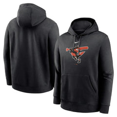 Baltimore Orioles Nike Alternate Logo Club Pullover Hoodie - MLB Hoodies