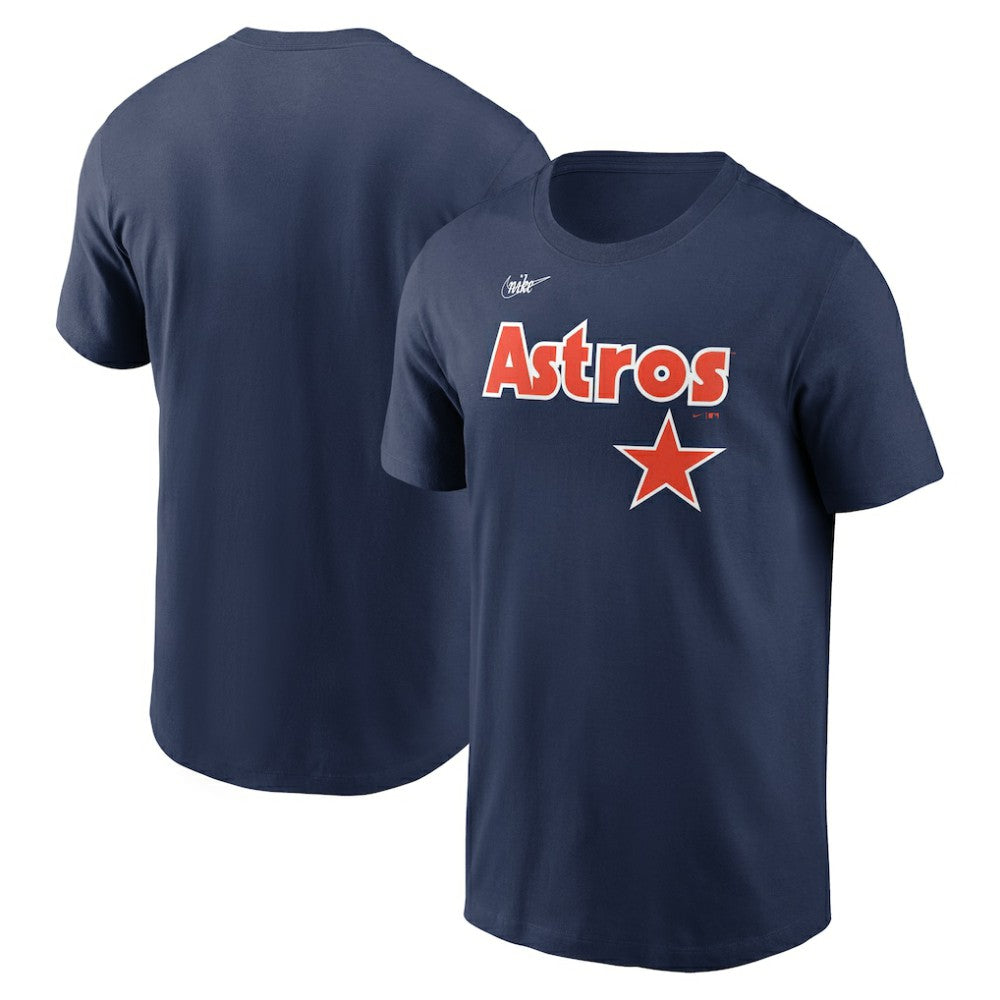 Houston Astros Nike Cooperstown Collection Wordmark T-Shirt - MLB T-shirts
