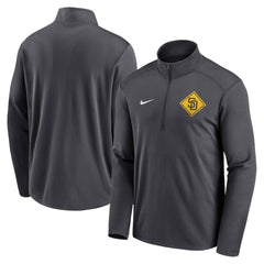 San Diego Padres Nike Diamond Icon Pacer Performance Quarter-Zip Windbreaker Top - MLB Tops