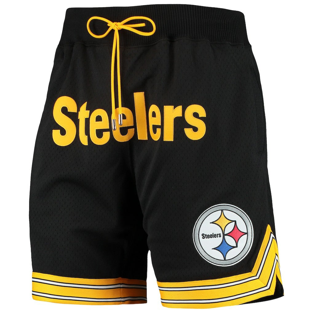 Pittsburgh Steelers Just Don Gold Rush Shorts | NFL Outlet