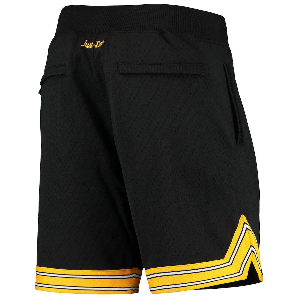 Pittsburgh Steelers Just Don Gold Rush Shorts | NFL Outlet