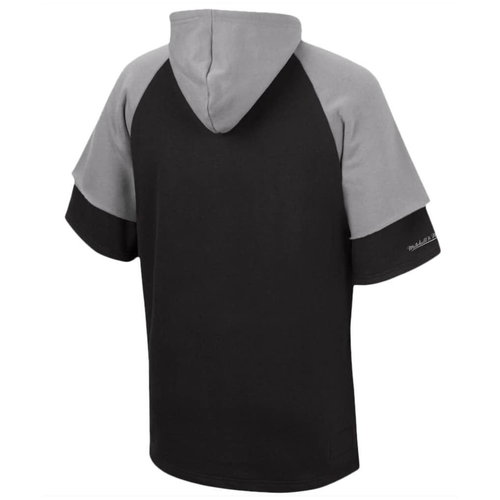 Las Vegas Raiders Home Advantage Raglan Short Sleeve Pullover Hoodie | NFL Outlet