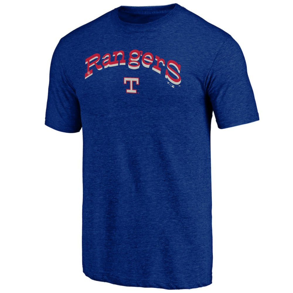 Texas Rangers Fanatics Cooperstown Collection Series Sweep Tri-Blend T-Shirt - MLB T-shirts