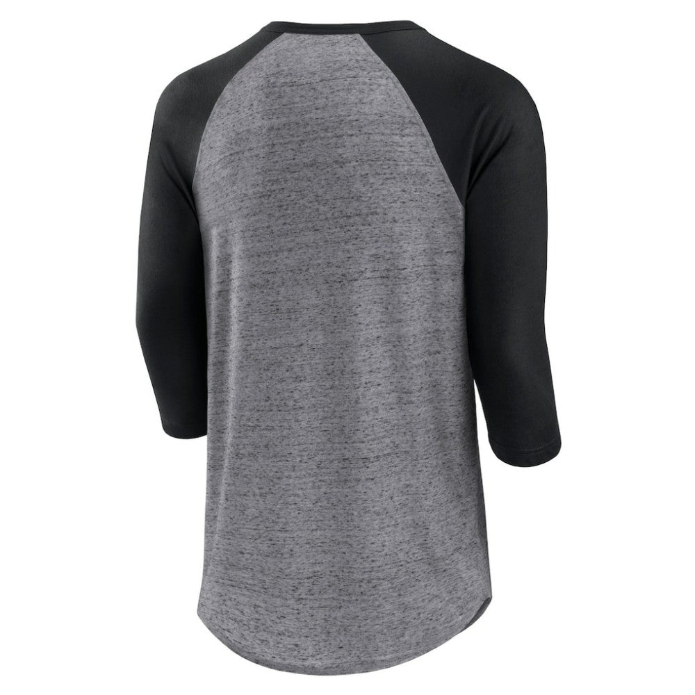 Chicago White Sox Fanatics Iconic Above Heat Speckled Raglan Henley 3/4 Sleeve T-Shirt - MLB T-shirts