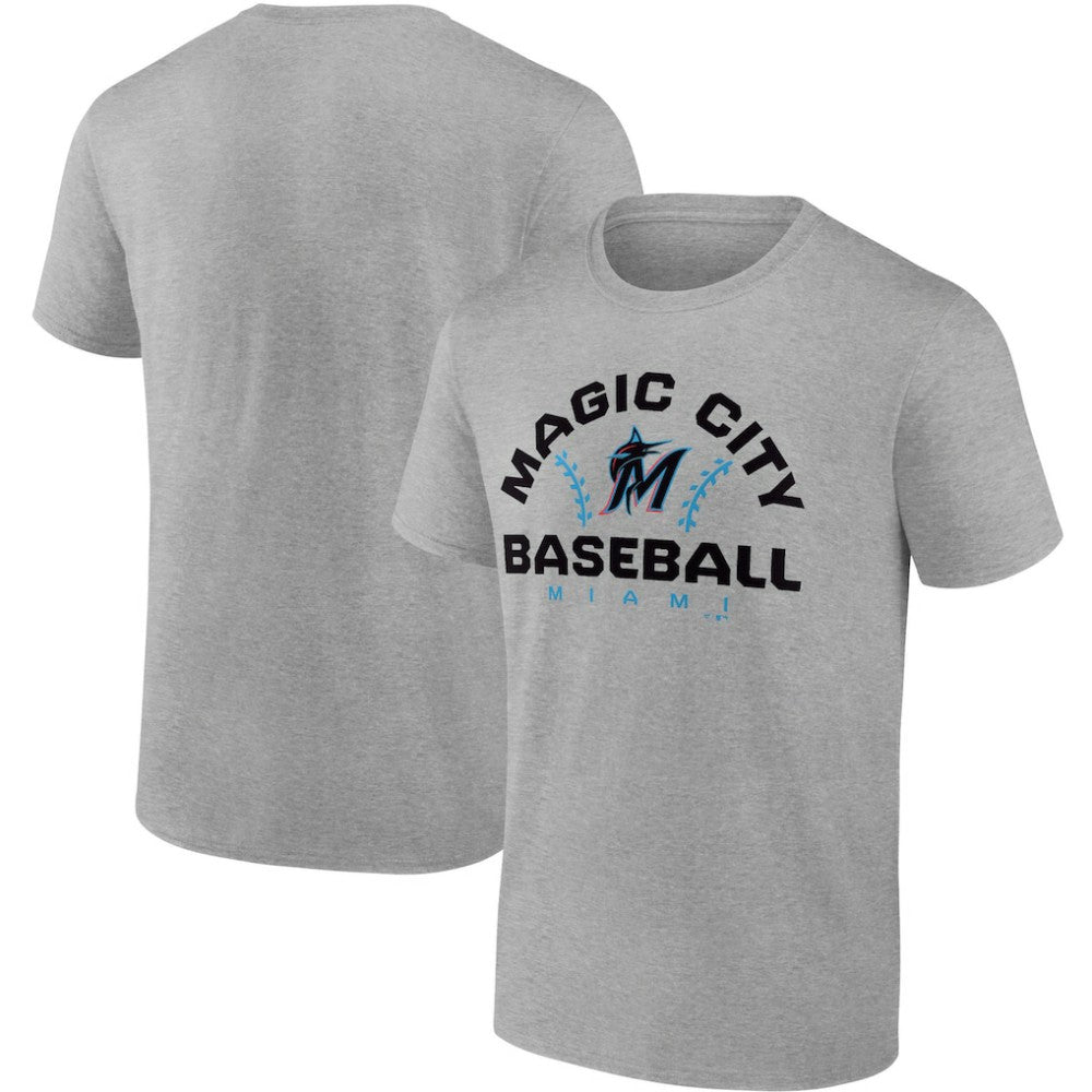Miami Marlins Fanatics Iconic Go for Two T-Shirt - MLB T-shirts