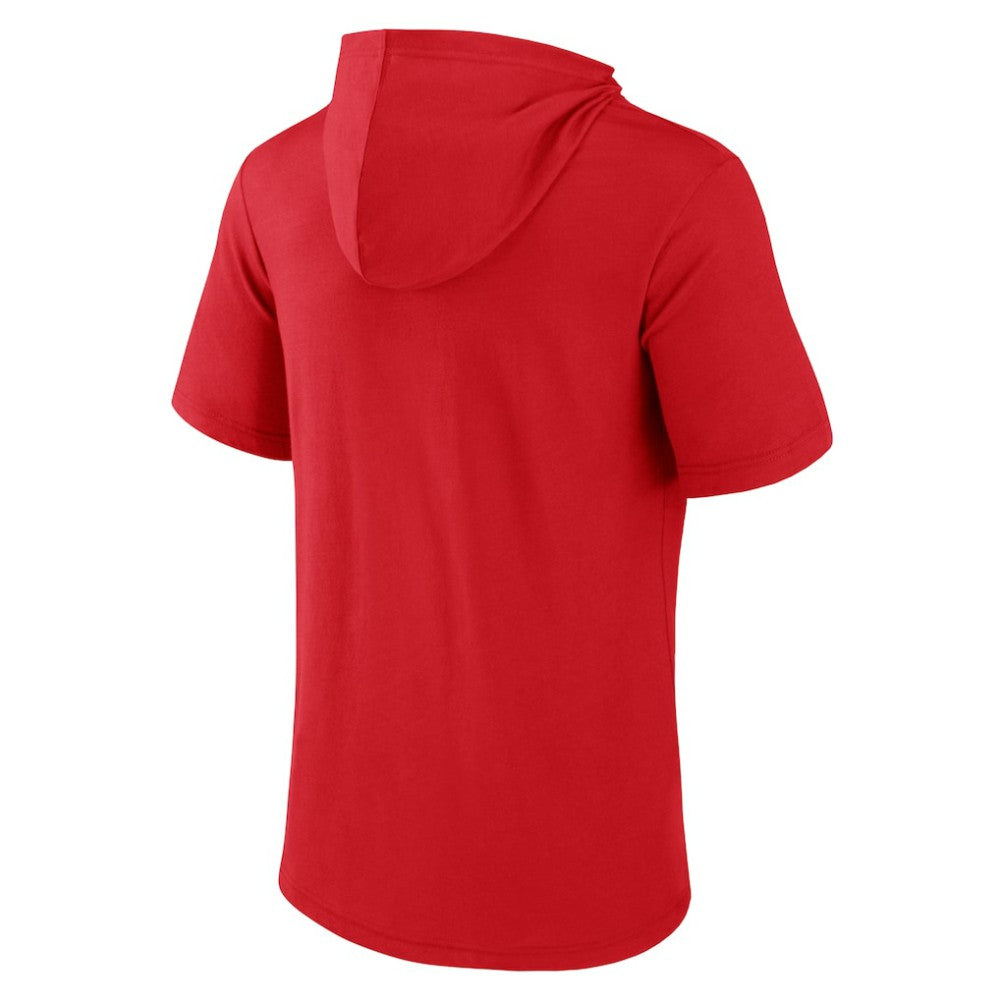 St. Louis Cardinals Fanatics Iconic Rebel Short Sleeve Hooded Top - MLB Tops